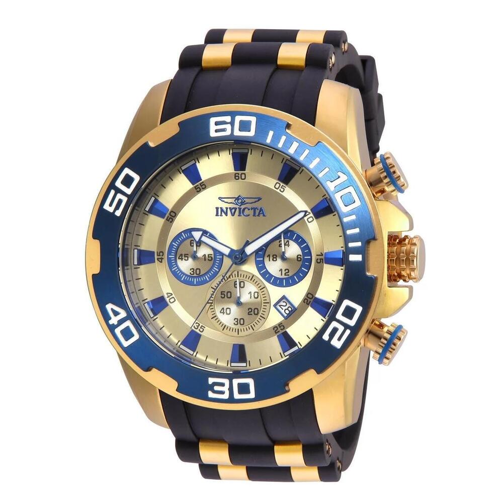 NWT Invicta 22343 Pro Diver | Chronograph | Gold | Men's Watch